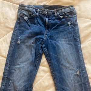 Very cute flare jeans bought from Buckle! Worn a few times,  about 2 yrs old.